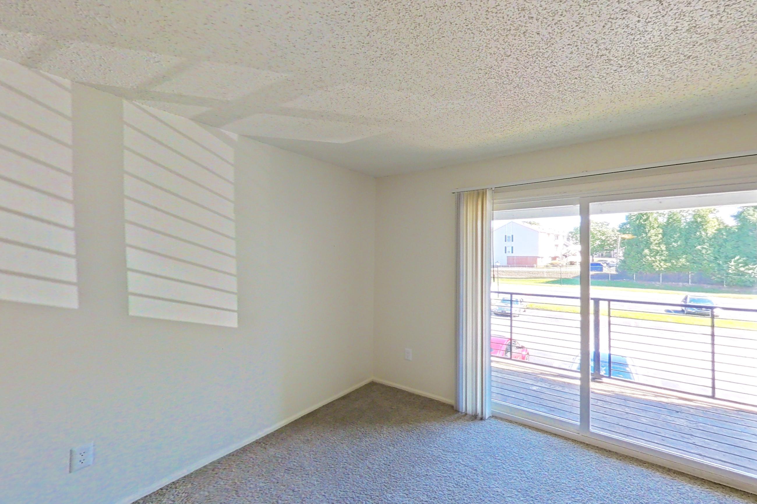 Living space, Apartment 135 at Woodwinds