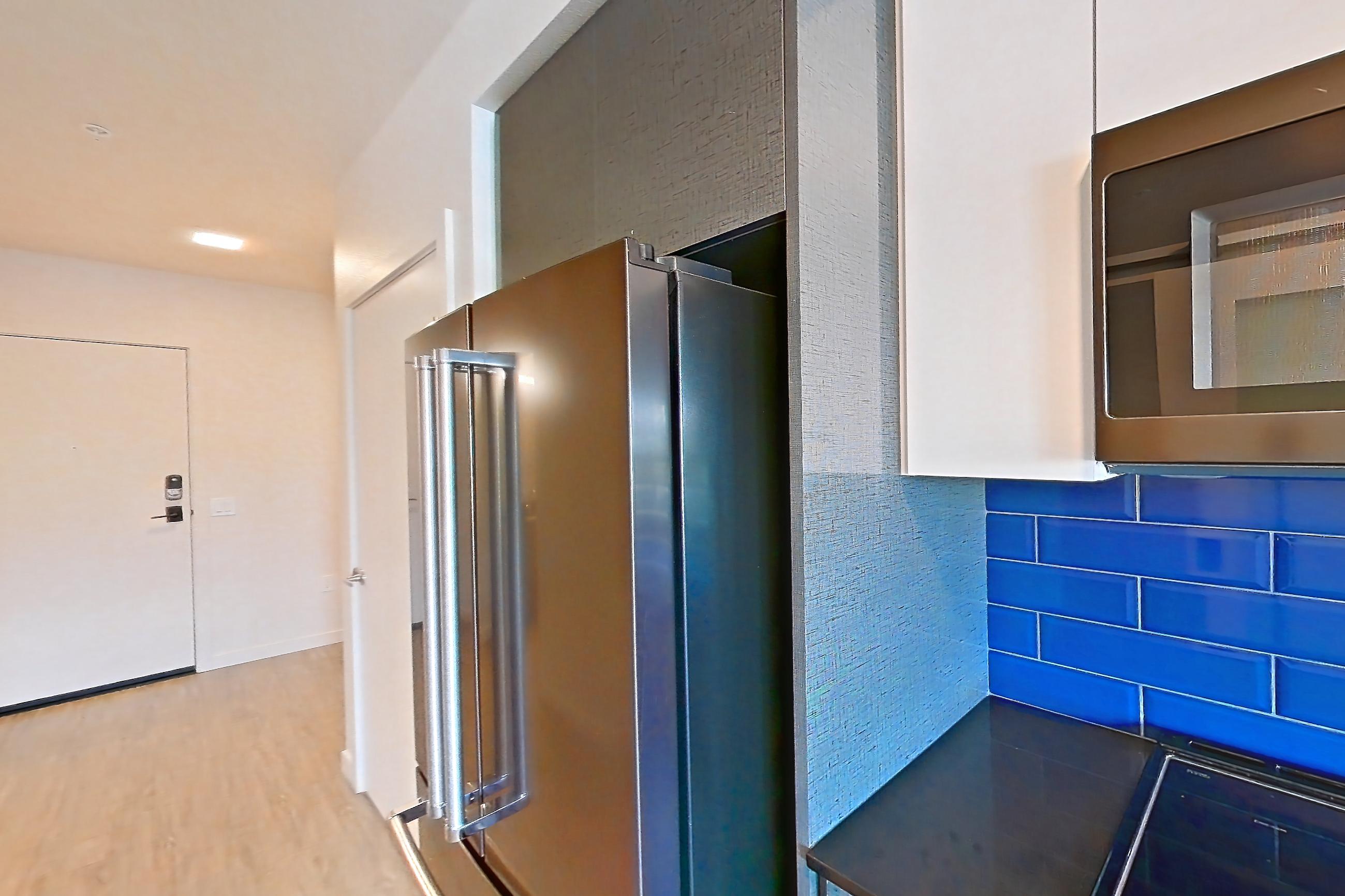 Kitchen in Apartment 609w at Chroma, U1 floor plan
