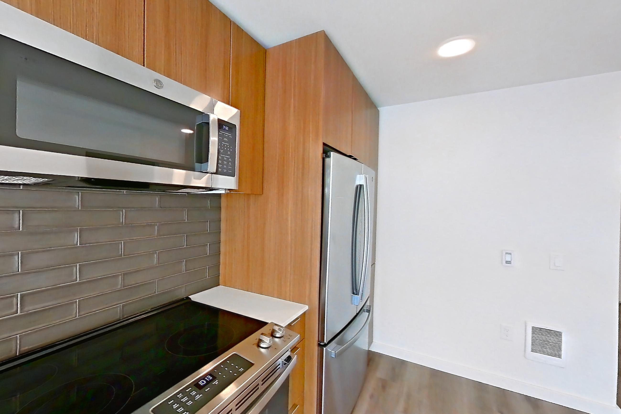 Kitchen in Apartment 460 at Arlo, A3 floor plan