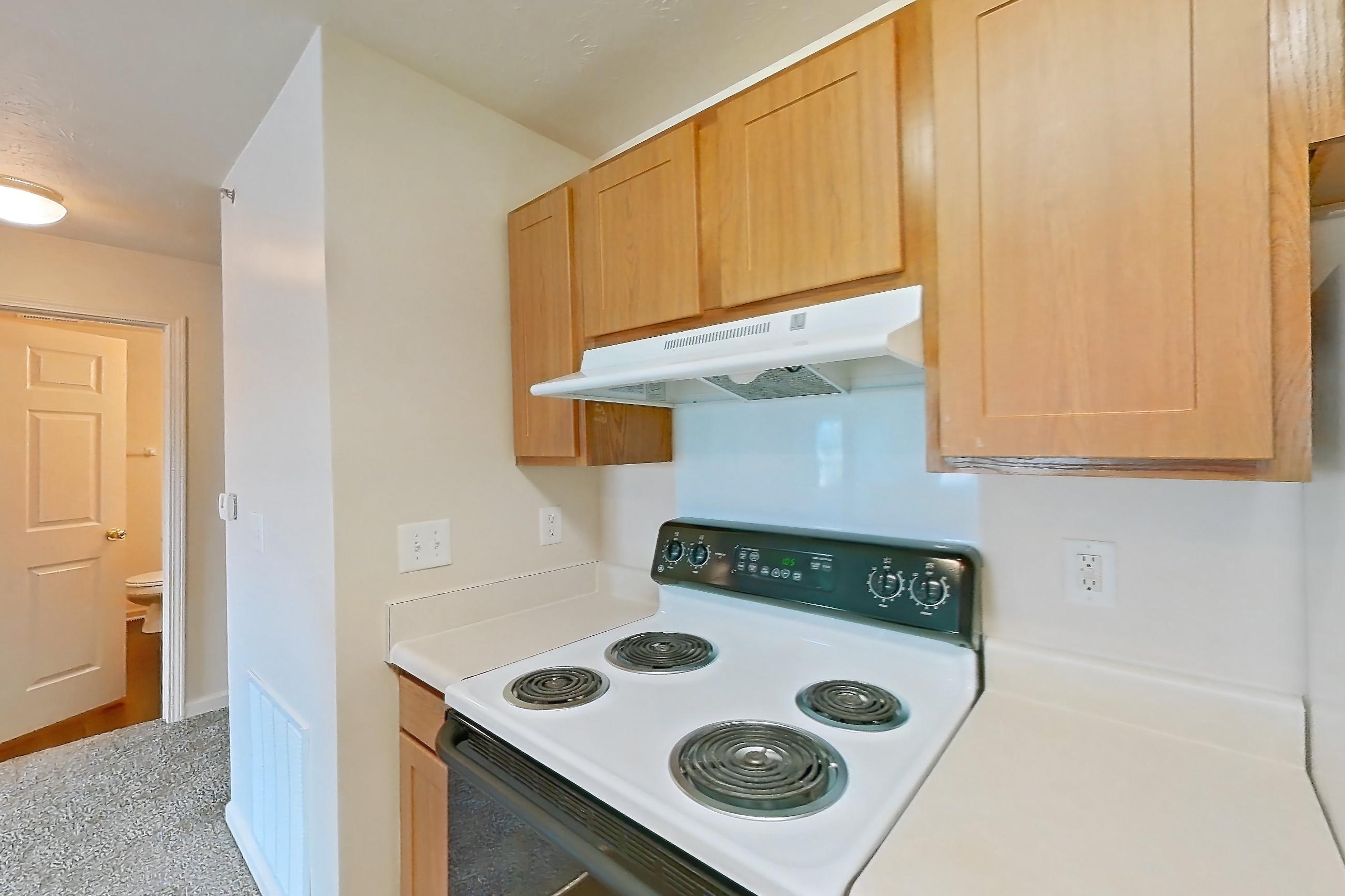 Kitchen, Apartment 209 at Clay Terrace