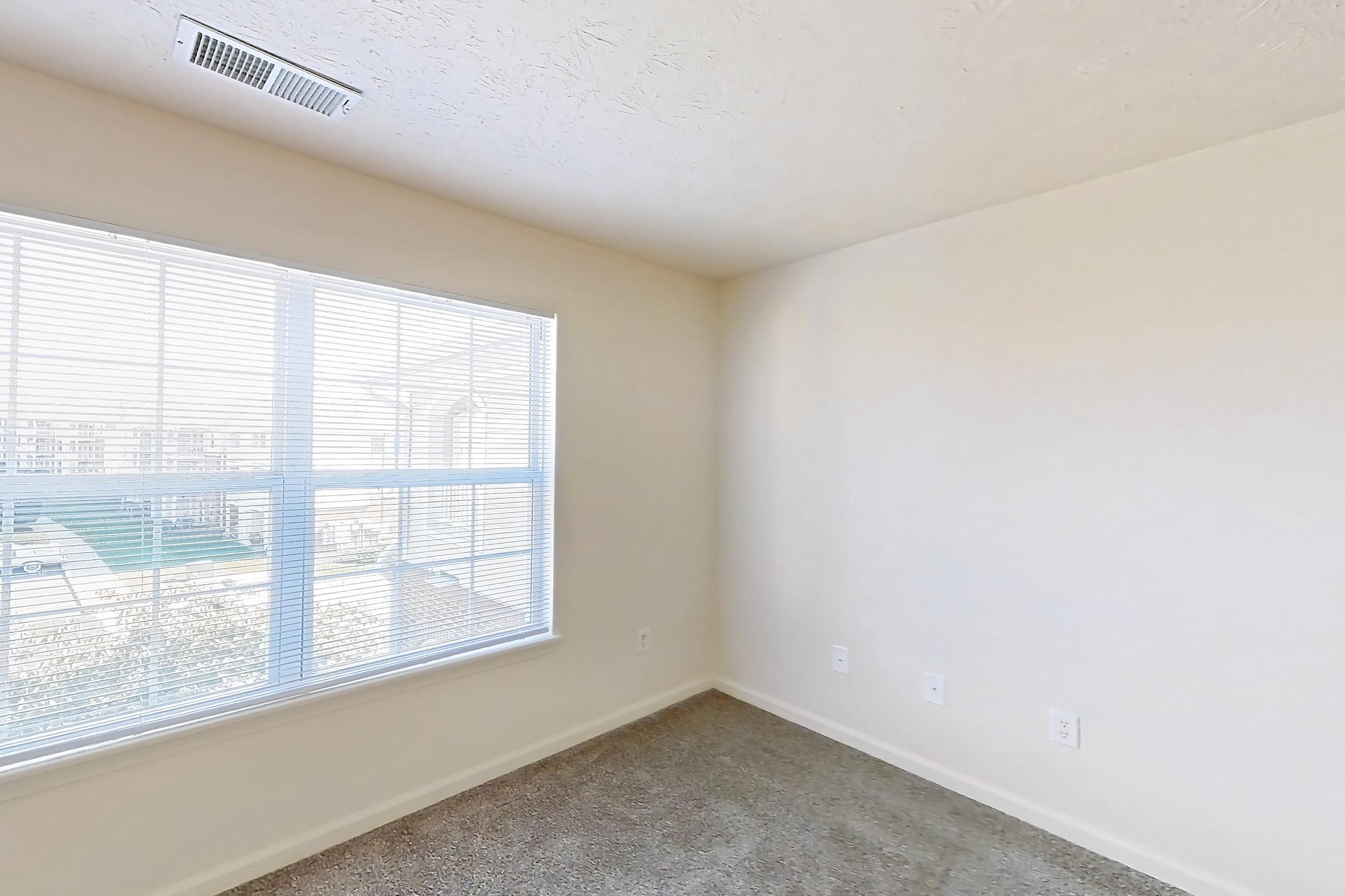 Living room, Apartment 410 at Clay Terrace