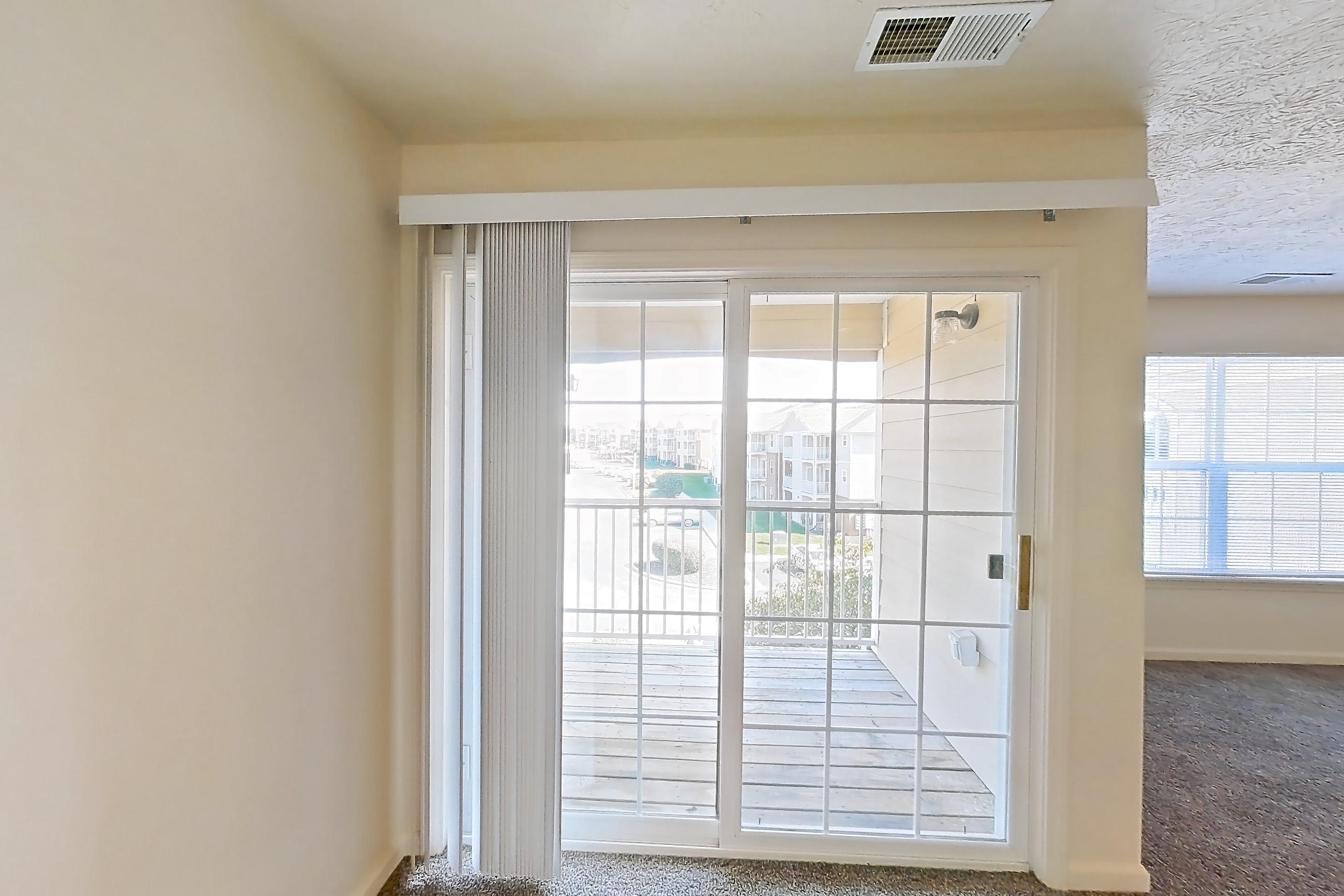 Living space, Apartment 410 at Clay Terrace