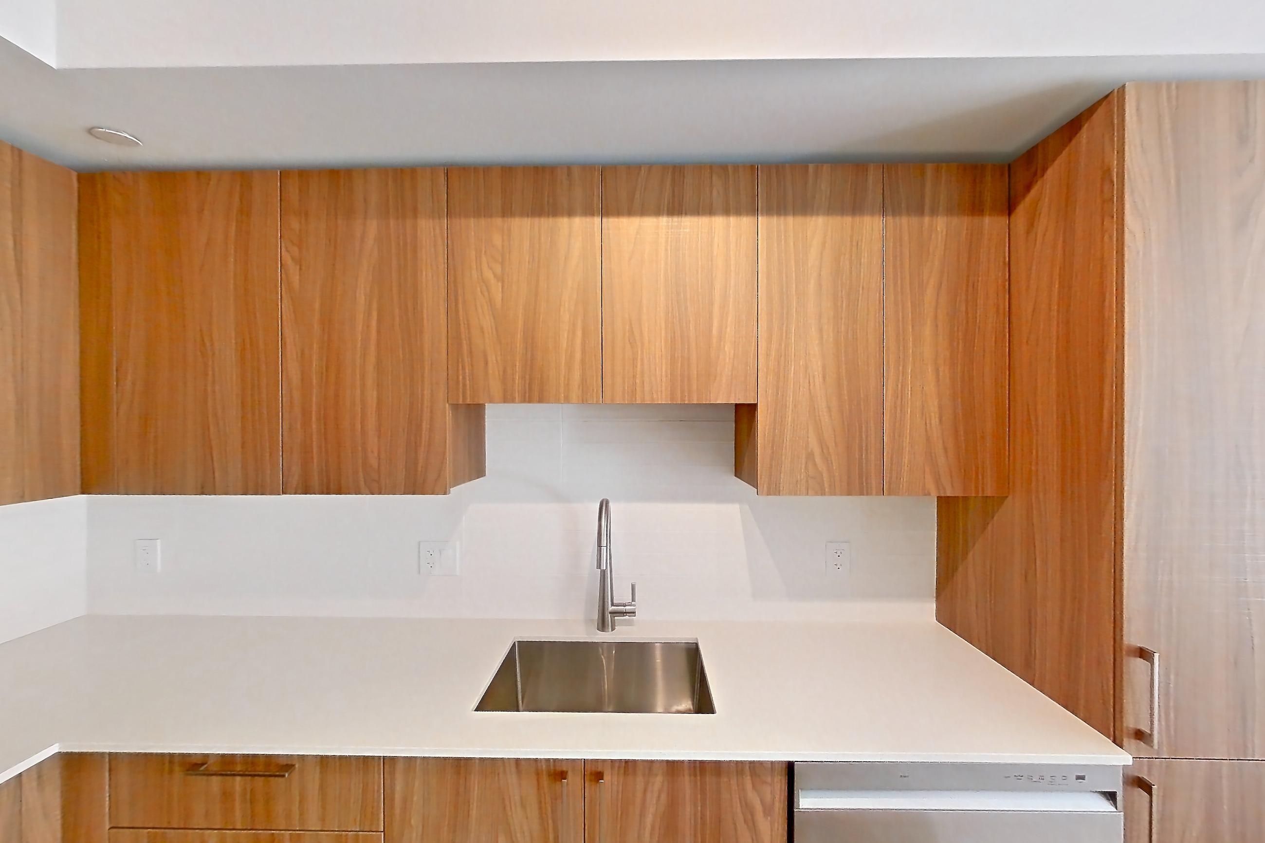 Kitchen, Apartment 109 at Lakeview at NoMi