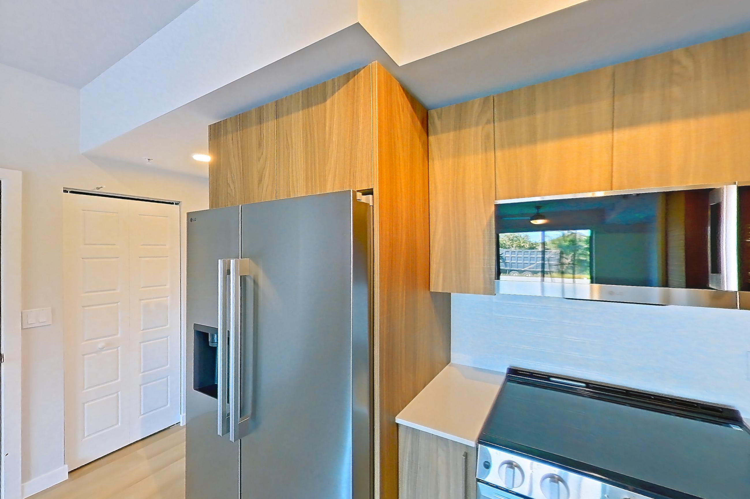 Kitchen, Apartment 110 at Lakeview at NoMi