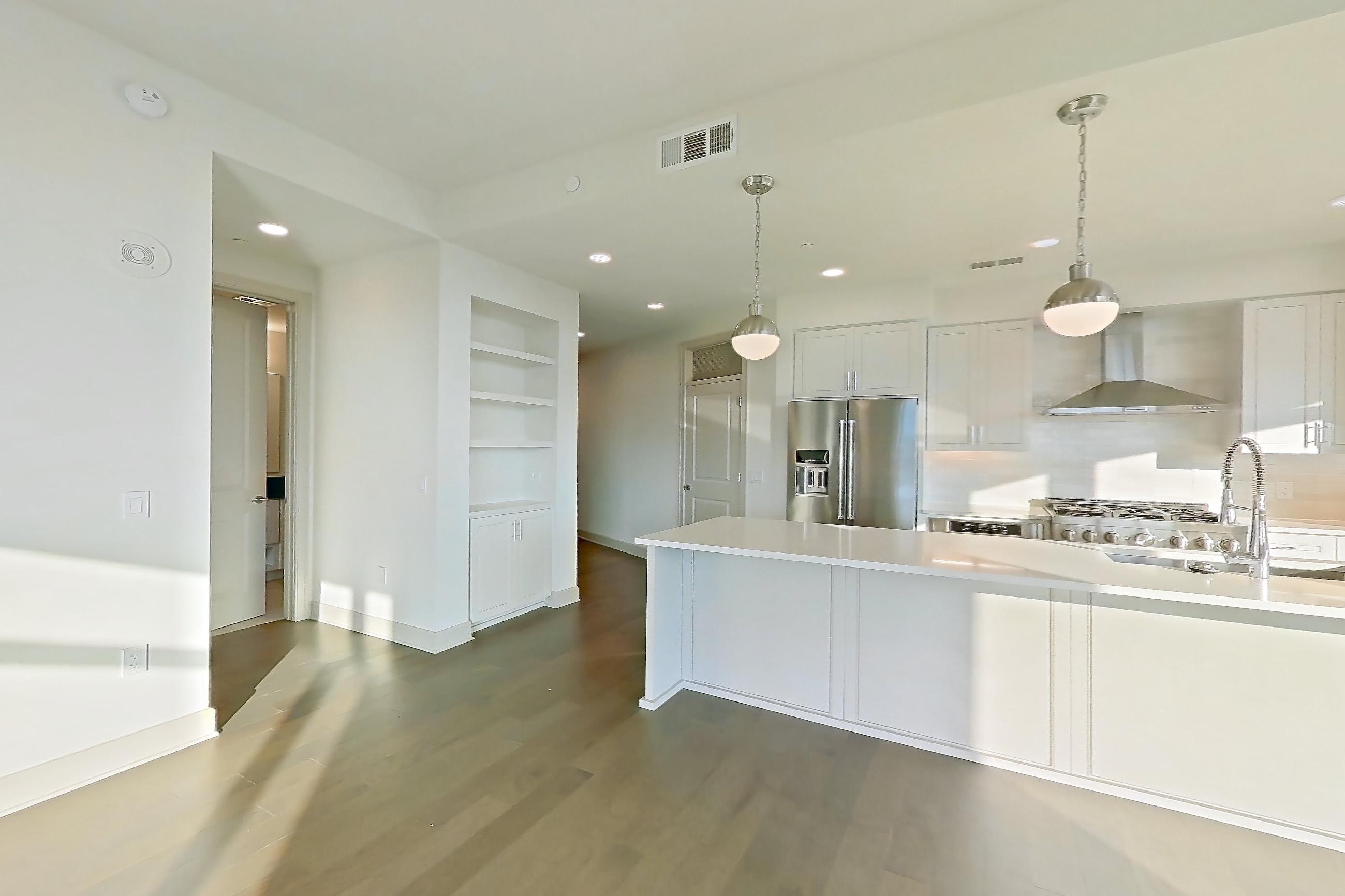 Living room, Apartment 845 at 99 West Paces
