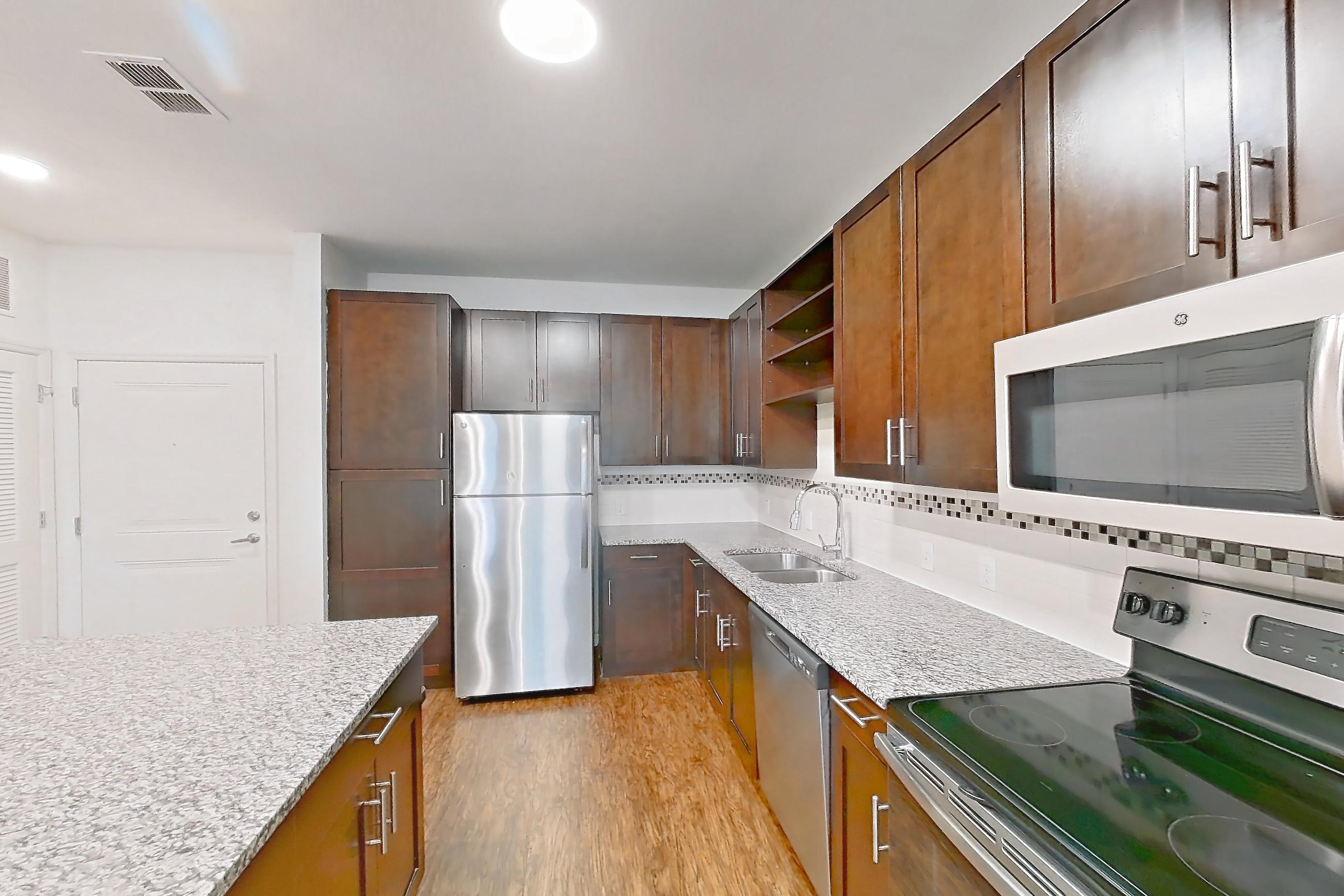 Kitchen, Apartment 1-113 at Lantower Asturia
