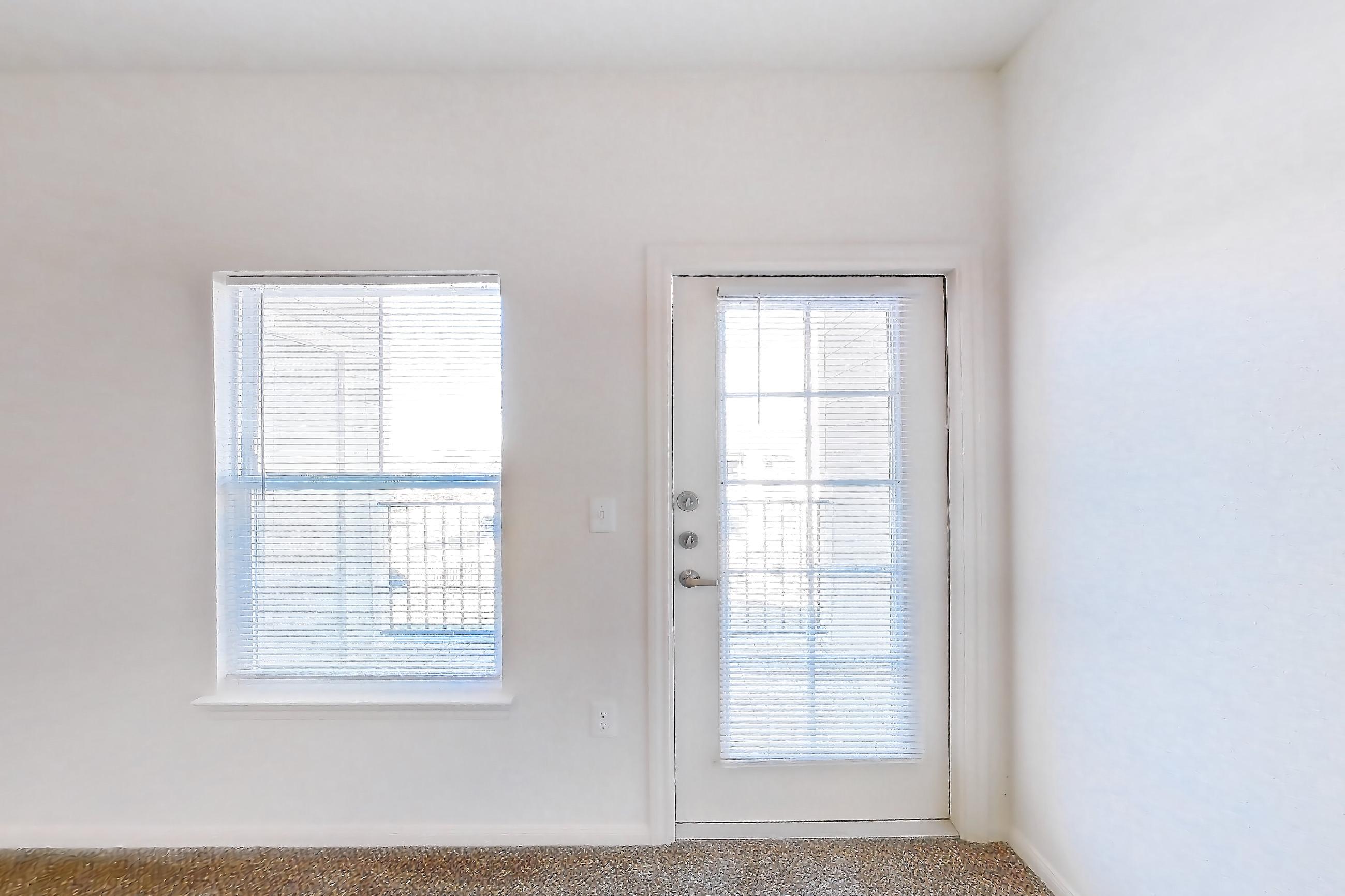 Living space, Apartment 11203 at Crosswinds